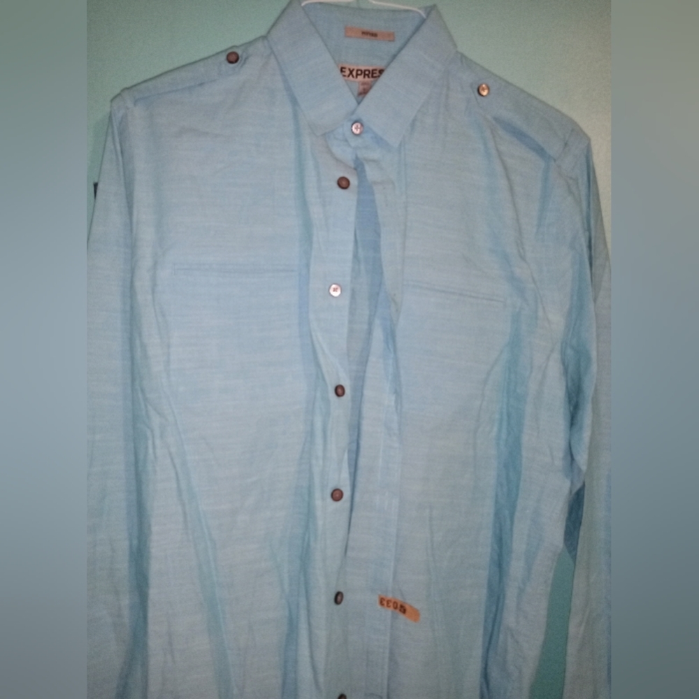 Men's express fitted button down